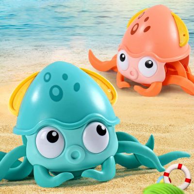 LIAND For Kids Bathroom Children Water Toys Beach Toys Swimming Pool Dabbling Toy Water Game Bathing Toys Baby Bath Toys Octopus Wind-up Bath Toys