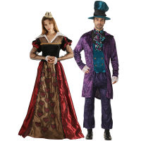 ? Popular Clothing Theme Store~ Halloween Fairy Tale Stage Costume Cos King And Queen Couple Wear Crazy Hat Poison Queen New Year