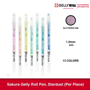 Sakura Gelly Roll Gel Pen Set Moonlight Metallic Regular 3D Stardust Japan