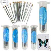 ZEJUSTIN 100Pcs หรูหรู อุปกรณ์เสริมในห้องปฏิบัติการ Entomology ความแข็งสูงสูง ตัวอย่างพิน เข็มสำหรับเย็บ หมุดพิน อุปกรณ์กำจัดแมลง