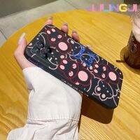 Jjlingji เคสสำหรับ Realme 8 4G Realme 8 Pro,เคสแฟชั่นโชคดีกระต่ายเคสมือถือนิ่มบางลายขอบสี่เหลี่ยมด้านข้างเคสซิลิโคนเคสนิ่มเคสป้องกันการกระแทก