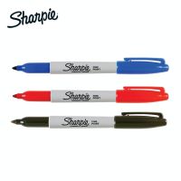 Sharpie ปากกาเคมี ปากกา Permanent ชาร์ปี้ Fine 1.0mm (แพ็ค 3 สี)