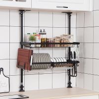 [COD] racks above the sink stand upright window sill knife supplies countertop plate storage