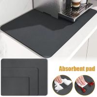 Super Absorbent Anti-slip Table Mat Draining Mat Coffee Mats Sink Carpet Kitchen Absorbent Drying Mat Placemats for the Table