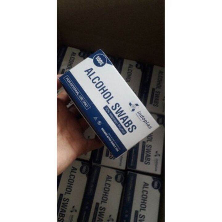 Cod 70 Isopropyl Alcohol Swab Pads 100pcs Sold Per Box Indoplas Lazada Ph 1818