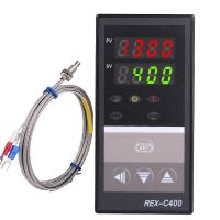 Dual Digital Pid Temperature Controller เซ็นเซอร์ Rex-c400 K Thermocouple Relay Output