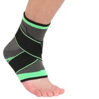 【CW】 1Pcs Adjustable Elastic Ankle Sleeve With Bandage Support Protector Guard Basketball Gym Brace