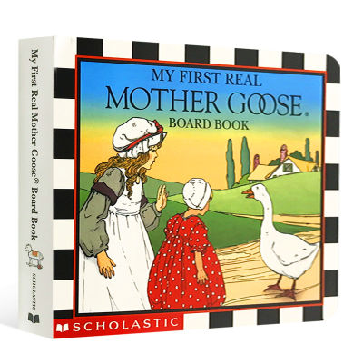 Mother goose nursery rhyme my first real mother goose English original picture book childrens Enlightenment story picture book young children love to read English childrens books. You can use brown bear English books