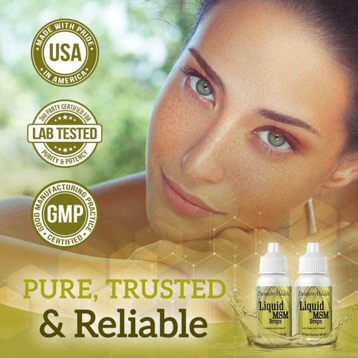 Dexterity Health Liquid MSM Eye Drops 2Pack Lazada