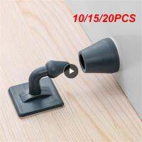 10/15/20PCS Home Improvement Nail-free Door Stops Bumper Door Rear Retainer For Stronger Mount Safety Tools Door Plug Wholesale Decorative Door Stops