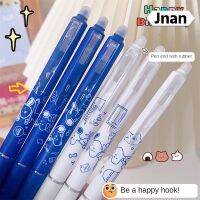 Jnan 6ชิ้น/เซ็ต0.5Mm หมึกดำกล่องใส่ปากกาลูกสุนัขสไตล์การ์ตูนสำหรับเครื่องเขียนในโรงเรียนอุปกรณ์เขียนในสำนักงาน