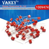 10PCS 100V474J 0.47UF 5% Pitch 5mm 470nf 474 100V CBB Polypropylene film capacitor WATTY Electronics