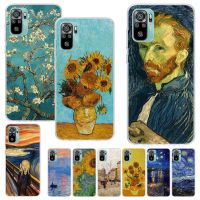 Van Gogh oil Art Painting Print Soft Case for Xiaomi Redmi Note 11S 11T 10S 9S 8T 12 11 10 9 8 11E Pro Plus 7 Phone Shell Patter Drawing Painting Supp