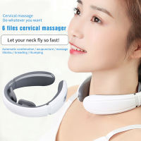 Cervical Massager Neck Massager Health Care Shoulder Treatment Relieve Effective 9 Strength White ABS