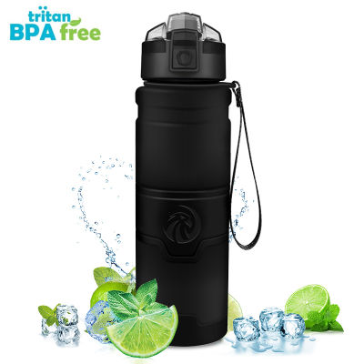 ZORRI Sport Water Bottles BPA-free Tritan Flask Gym anti-fall Leak-proof 500ml1000ml CE EU Drinkware shaker YOGA Drink Bottle