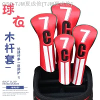 ชุดกอล์ฟไม้ HN 23ชิ้นใหม่หมายเลข7ชุดหัวไม้เจอร์ซีย์คลับฝาครอบป้องกันกันน้ำดีไซน์ยางยืด PU ด้านในเป็นตุ๊กตา