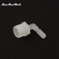 【CW】 6pcs NuoNuoWell Plastic 1/2 quot;-7mm 8mm 9mm Degre Pipe Thread Elbow Garden Irrigation Parts Hose Tube Fittings