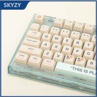 ~ 140 คีย์ Plastic Keycap XDA Profile retro PBT DYE SUB แป้นพิมพ์เครื่องกล Keycap Set