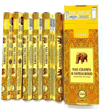 Tulasi Nag Champa and Sandalwood Incense 15 Sticks