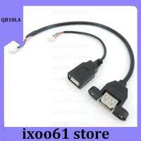 ixoo61 store 30cm USB 2.0 female to 4P cable pin wire PH2.0 USB 2.0 mount Female socket diy repair connector diy Cable USB 4 pin Data