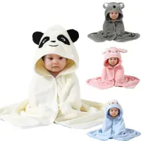 Hooded Baby Towels Animal Newborn Bath Towel Baby Blanket Soft Coral Fleece Baby Blanket Newborn Bath Towel Shower Gifts Baby Stuff Towels for Babies Boys Girls astonishing