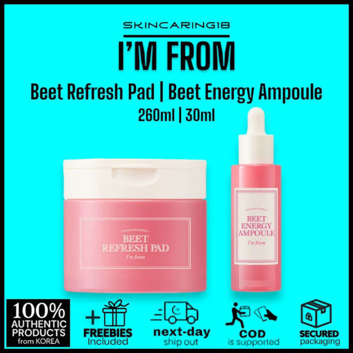 I’M FROM (IM FROM) Beet Energy Ampoule 30ml Beet Refresh Pad 260ml by
