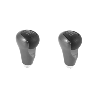 2 PCS 6 Speed MT Car Gear Shift Knob Stick Ball Head Change Lever Knob Gear Shift Knob for DX EX LX 2006-2011 54102--A01