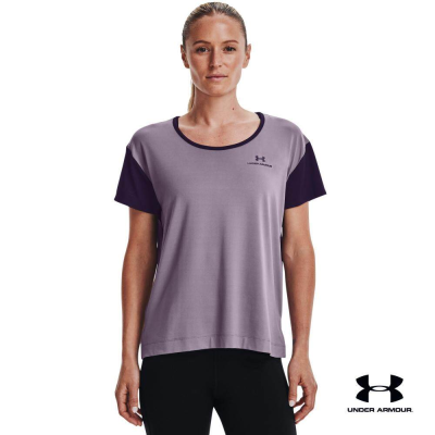 Under Armour UA Womens RUSH™ Energy Short Sleeve อันเดอร์ อาร์เมอร์ เสื้อออกกำลังกาย สำหรับเพศหญิง