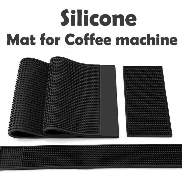 Silicon Espresso Coffee Machine Mat For Table Bar Cafe Maker Water