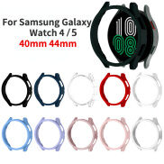 Ốp Đồng Hồ Cho Samsung Galaxy Watch 4 40Mm 44Mm Ốp Mờ PC Ốp Bảo Vệ Chống
