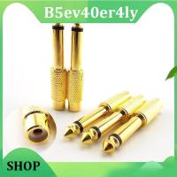 B5ev40er4ly SHOP B5ev40er4ly SHOP 5pcs 6.35mm 1/4" Male Mono Plug to 6.5mm RCA Female Jack Audio AV Adapter Connector Plug TS Sound Mixer Gold Plated