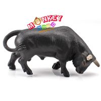 Monkey Toys - โมเดลสัตว์ Am Bull วัว กระทิง ขวิด ขนาด 14.50 CM (จากหาดใหญ่)