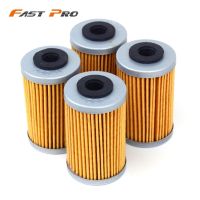 Motorcycle 4Pcs Oil Filter For KTM Duke RC125 200 390 RC R EXC 250 400 450 SX MXC EXC 520 525 SXC 625 Enduro Supermoto Motocross