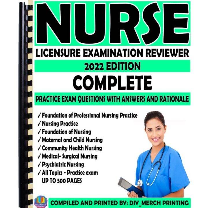 ☞NURSING LICENSURE EXAMINATION REVIEWER 2022 EDITION COMPLETE BOOKLET