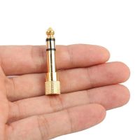 6.35 3.5 mm Jack Headphone Audio Adapter For 6.35 mm Male To 3.5 mm Jack Female Adapter Connector Amplifier Mic AUX Cable