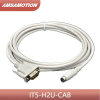 IT5-H2U-CAB ที่เหมาะสม Inovance HMI Touch Panel เชื่อมต่อ H0U1U2U Series PLC Programming Cable