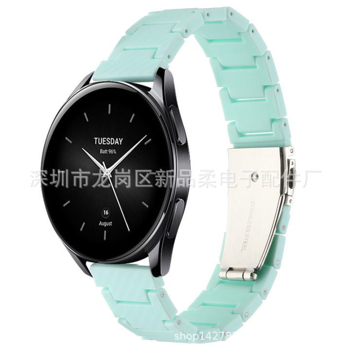 เหมาะสำหรับ-xiaomi-watch-s2-สายนาฬิกาสายนาฬิกาคาร์บอนไฟเบอร์รุ่นใหม่-42mm46mm-สายนาฬิกาคาร์บอนไฟเบอร์