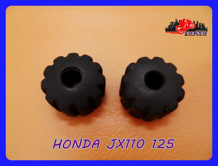 honda-jx110-jx125-under-fuel-tank-rubber-front-set-2-pcs-ยางรองถังน้ำมัน-honda-jx110-jx125-เซ็ท-2-ตัวหน้า