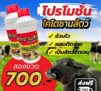 ?ส่งฟรี ‼️ไคโตซานสัตว์ หงส์ทองไคโตซาน ไคโตซานฝาสีแดง สูตร อ้วนไว ผสมติดง่าย เซ็ต 2 ขวด 700 บาท ส่งฟรี ‼️ ( 1 ขวด บรรจุ 1 ลิตร )