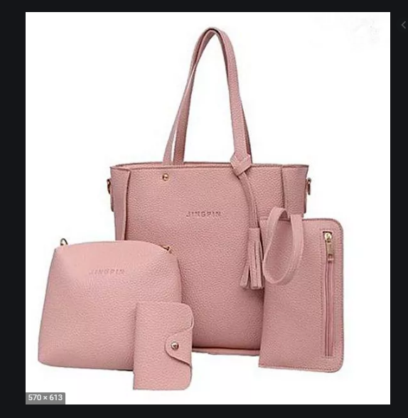 PH 3 in 1 Jingpin Leather Shoulder Bag with Sling Bag and Pouch Set