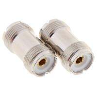 【SALE】 emueca SO-239 PL259 UHF ตัวเมียไปยังตัวเมีย RF Coax สายอะแดปเตอร์ SO239 Coaxial Adapter 1Pc