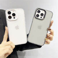 IPhone14/13/12 ProMax เคสโทรศัพท์ความรู้สึกด้านแบบเรียบง่าย11/11ProMax/Xr/xsmax เลนส์ที่มีความสูงขนาด14 Plus/ 13Pro/12Pro