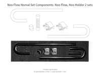 Neo Flow ท่อ In Flow – Out Flow พร้อมตัวล๊อค มีความยืดหยุ่นสูง โปรงแสง ไม่แตกง่าย