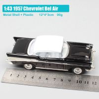 【100%-original】 1/43แบรนด์ขนาดเล็ก Ming 1957 Chevrolet เบลแอร์รถเปิดประทุนแบบหล่อโมเดลรถมินิคาร์โชว์ของขวัญสำหรับ