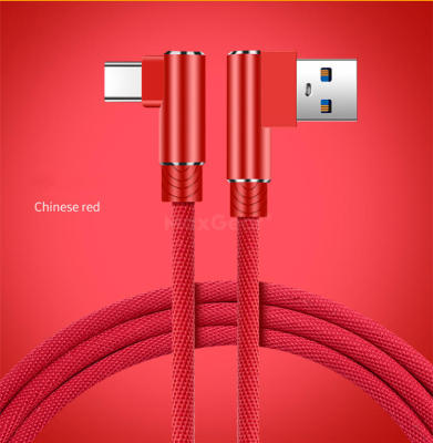 Maxgear Type-C 90 Degree 1M 2M 3M สาย Huawei เร็วรูปร่างบวก Xiaomi Usb L ชาร์จข้อมูลสายชาร์จสำหรับซัมซุง S9