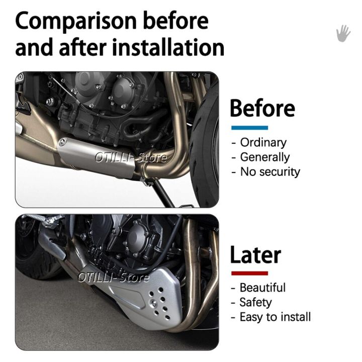 ชุดแผ่นป้องกันหน้าท้องสำหรับ2021-660ตรีศูลอุปกรณ์เสริมมอเตอร์ไซค์ใหม่