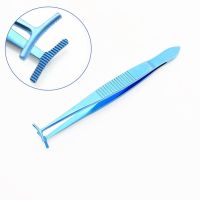 1Pcs Ophthalmic Conjunctiva Forcep  Titanium Ophthalmic Eye Tweezers Surgical Forceps