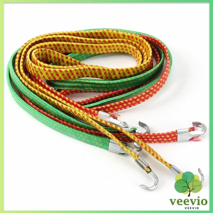 veevio-สายรัดของ-สายรัดมอเตอร์ไซค์-สายรัดยางยืด-สายรัดมอเตอร์ไซค์-เชือกมัดมอเตอร์ไซต์คละสี-สายรัดของเอนกประสงค์-เชือกรัดของมอเตอร์ไซด์-elastic-rope