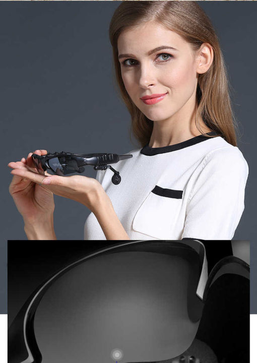fashion2023new-บลูทูธแว่นตาหูฟังชุดหูฟังไร้สายพร้อมไมโครโฟนแว่นกันแดด5-0กลางแจ้งสมาร์ทแว่นตาชุดหูฟังในรถไปยังเพลง