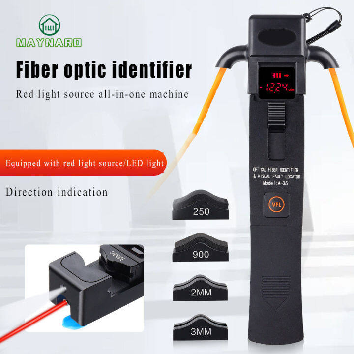 Aua High Quality Optical Fiber Identifier With Led And Mw Visual Fault Locator Optic Fiber